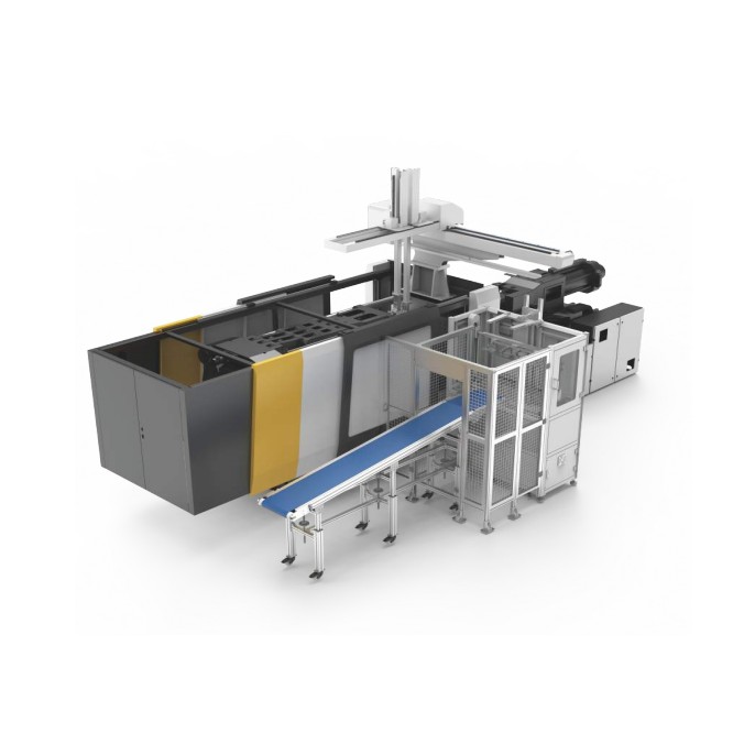 Robot IML de l'entrée supérieure pour seau en plastique